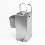 Lave-mains inox autonome chauffant par Sofinor