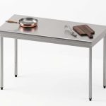 Table sur mesure à bords rayonnés inox 304 Sofinor