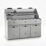 Friteuse gaz 3 cuves type DEFI par Sofinor