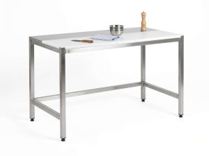 Table de découpe mixte inox/polyéthylène Sofinor