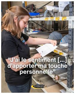 Magali, technicienne méthodes et le stock