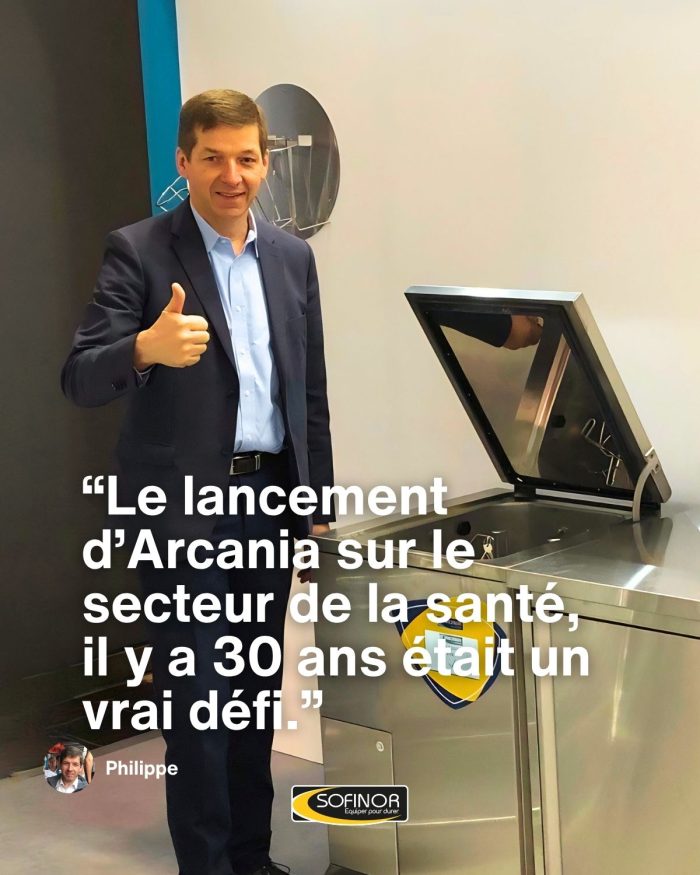 Philippe D, le lancement d'Arcania sur le secteur de la santé a été un vrai défi